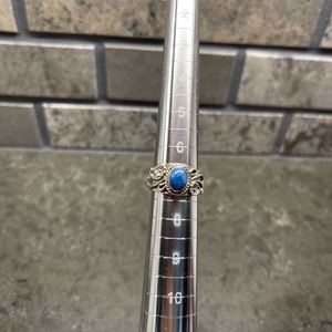 💐Vintage Sterling Silver Lapis Ring